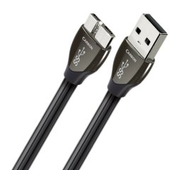 AudioQuest 0.75m Carbon Micro-USB 3.0 cavo USB 0,75 m USB 3.2 Gen 1 (3.1 Gen 1) USB A Micro-USB B Nero