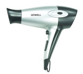 Howell HO.HP1831 asciuga capelli 1800 W Nero, Argento