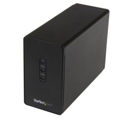 StarTech.com BOX Esterno a doppio alloggiamento Disco rigido da 2,5" - USB 3.0 a SATA III 6Gbps con RAID & UASP