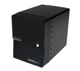 StarTech.com Box Case Esterno per 4 Hard Disk SATA III da 3,5" con interfacce eSATA e USB 3.0 con ventola - 6 Gbps e supporto UASP