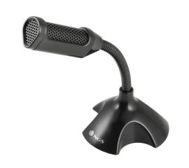 NGS MS110 microfono Nero Microfono per PC