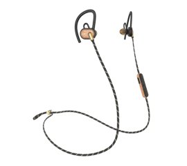 The House Of Marley Uprise Auricolare Wireless A clip, In-ear Sport Bluetooth Nero, Ottone