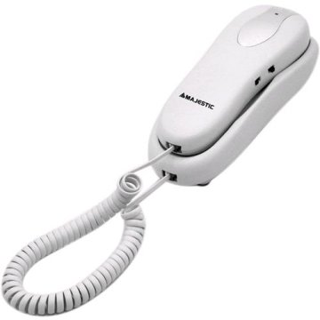 MAJESTIC PHF-MAX-250 TELEFONO CON FILO BIANCO
