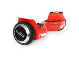 Nilox DOC 2 hoverboard Monopattino autobilanciante 10 km/h 4300 mAh Nero, Rosso