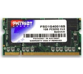 Patriot Memory PSD1G40016S memoria 1 GB 1 x 1 GB DDR 400 MHz