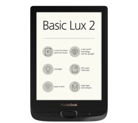 Pocketbook Basic Lux 2 - Obsidian Black lettore e-book 8 GB Nero