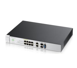 Zyxel Nebula NSW100 Gestito L2 Gigabit Ethernet (10/100/1000) Supporto Power over Ethernet (PoE) Nero, Argento