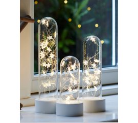 Sirius Home 36402 illuminazione decorativa Figura luminosa decorativa Trasparente, Bianco LED