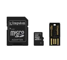 Kingston Technology 8GB Multi Kit MicroSDHC Flash Classe 4