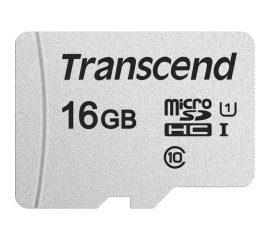 Transcend microSDHC 300S 16GB memoria flash NAND Classe 10