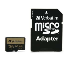 Verbatim Pro+ 64 GB MicroSDHC MLC Classe 10