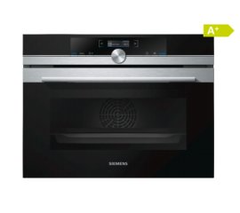 Siemens iQ700 CB634GBS3 forno 47 L A+ Nero, Stainless steel