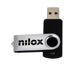 Nilox U2NIL2BL001 unità flash USB 2 GB USB tipo A 2.0 Nero