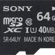 SR64UYA MEM.MICRO SD 64GB HC UHS-I 40MB/S C/ADATTATORE 2