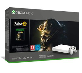 Microsoft Xbox One X Robot White Special Edition + Fallout 76 1 TB Wi-Fi Bianco