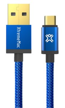XtremeMac USB-C - USB-A 0.15m cavo USB 0,15 m USB 2.0 USB C USB A Blu