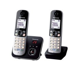 Panasonic KX-TG6822JTB telefono Telefono DECT Identificatore di chiamata Nero, Grigio