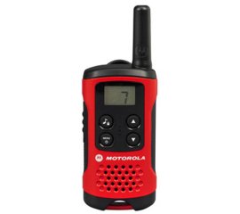 Motorola T40 Walkie Talkie ricetrasmittente 8 canali 0.0125 MHz Nero, Rosso
