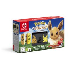 Nintendo Switch - Pokémon: Let’s Go, Eevee! console da gioco portatile 15,8 cm (6.2") 32 GB Touch screen Wi-Fi Nero, Giallo