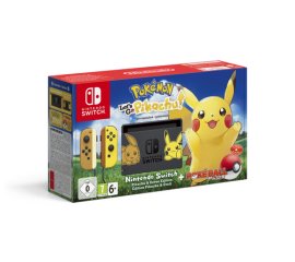 Nintendo Switch - Pokémon: Let's Go Pikachu! console da gioco portatile 15,8 cm (6.2") 32 GB Touch screen Wi-Fi Nero, Giallo