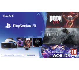 Sony PlayStation VR - Tri-Pack Occhiali immersivi FPV 600 g Nero, Bianco
