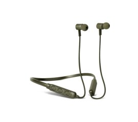 Fresh 'n Rebel Band-It Cuffie auricolari Bluetooth con Ncekband per telefono cellulare Stereofonico, verde militare