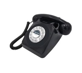 MAJESTIC PHF-MAX-253 TELEFONO FISSO VINTAGE BLACK