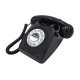 MAJESTIC PHF-MAX-253 TELEFONO FISSO VINTAGE BLACK 2