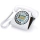 MAJESTIC PHF-MAX-252 TELEFONO FISSO VINTAGE WHITE 2