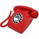 MAJESTIC PHF-MAX-253 TELEFONO FISSO VINTAGE RED 2