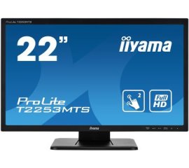 iiyama ProLite T2253MTS-B1 Monitor PC 54,6 cm (21.5") 1920 x 1080 Pixel Full HD LED Touch screen Da tavolo Nero