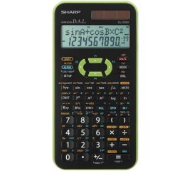 Sharp EL506XGR - VERDE calcolatrice Tasca Calcolatrice scientifica Nero, Verde
