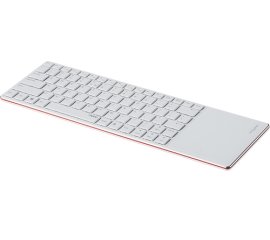 Rapoo E6700 tastiera Bluetooth Italiano Rosso, Bianco