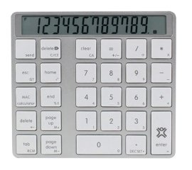 XtremeMac 216081 tastierino numerico Universale Bluetooth Argento