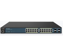 EnGenius EWS7928P switch di rete Gestito L2 Gigabit Ethernet (10/100/1000) Supporto Power over Ethernet (PoE) 1U Nero, Blu