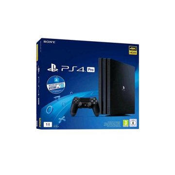 SONY PLAYSTATION 4 PS4 PRO 1TB NERO + PS LIVE CARD 20