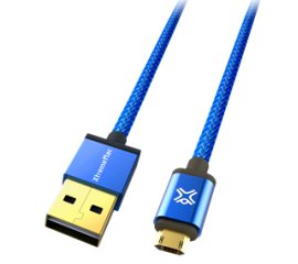 XtremeMac 213600 cavo USB 1,2 m USB A Micro-USB A Blu