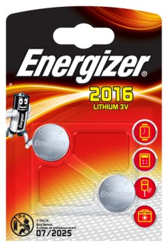 Energizer 7638900248340 batteria per uso domestico Batteria monouso CR2016 Litio