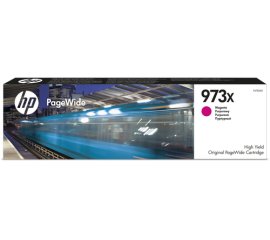 HP Cartuccia magenta ad alta capacità originale 973X PageWide