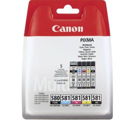Canon Confezione multipla di inchiostri PGI-580BK/CLI-581 BK/C/M/Y
