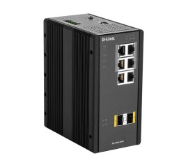 D-Link DIS‑300G‑8PSW Gestito L2 Gigabit Ethernet (10/100/1000) Supporto Power over Ethernet (PoE) Nero