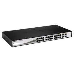 D-Link DGS-1210-26 switch di rete Gestito L2 Gigabit Ethernet (10/100/1000) 1U Nero, Grigio