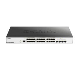 D-Link DGS-3000-28X switch di rete Gestito L2 Gigabit Ethernet (10/100/1000) 1U Nero