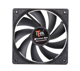 iTek Xtreme Flow Case per computer Ventilatore 12 cm Nero