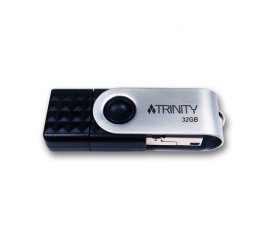 Patriot Memory Trinity 3in1 unità flash USB 32 GB USB Type-A / USB Type-C / Micro-USB 3.2 Gen 1 (3.1 Gen 1) Nero, Argento