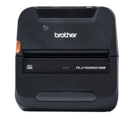 Brother RJ-4250WB stampante per etichette (CD) 203 x 203 DPI 127 mm/s Con cavo e senza cavo Wi-Fi Bluetooth