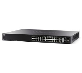 Cisco SF350-24P Gestito L2/L3 Fast Ethernet (10/100) Supporto Power over Ethernet (PoE) Nero