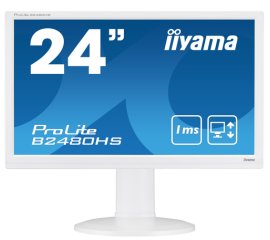 iiyama ProLite B2480HS-W2 LED display 59,9 cm (23.6") 1920 x 1080 Pixel Full HD Bianco
