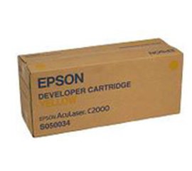 Epson S050034 Toner Amarillo para impresora Aculaser C2000 cartuccia toner 1 pz Originale Giallo