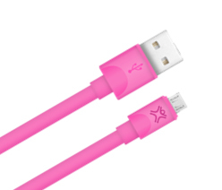 XtremeMac 214051 cavo USB 1,2 m USB A Micro-USB A Rosa